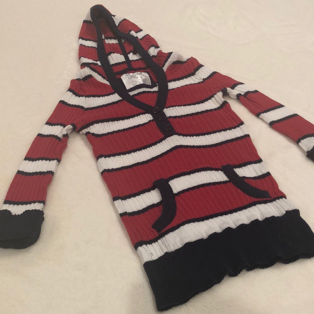 Red, White and Blue Striped Justice Sweater - Picture 2 of 4
